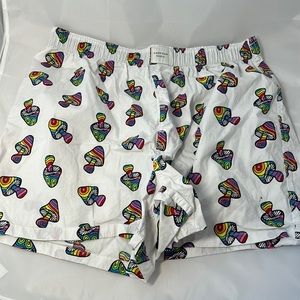 American eagle boxer shorts size large 35-38 psychedelic mushroom print